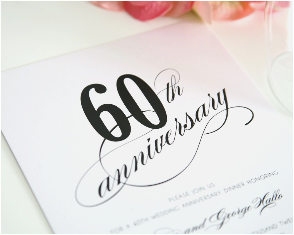 60th Wedding Anniversary Ideas